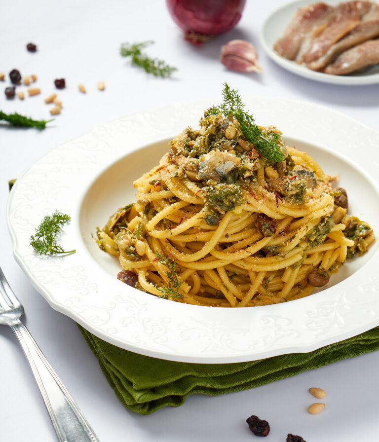 Pâtes aux sardines pasta con le sarde