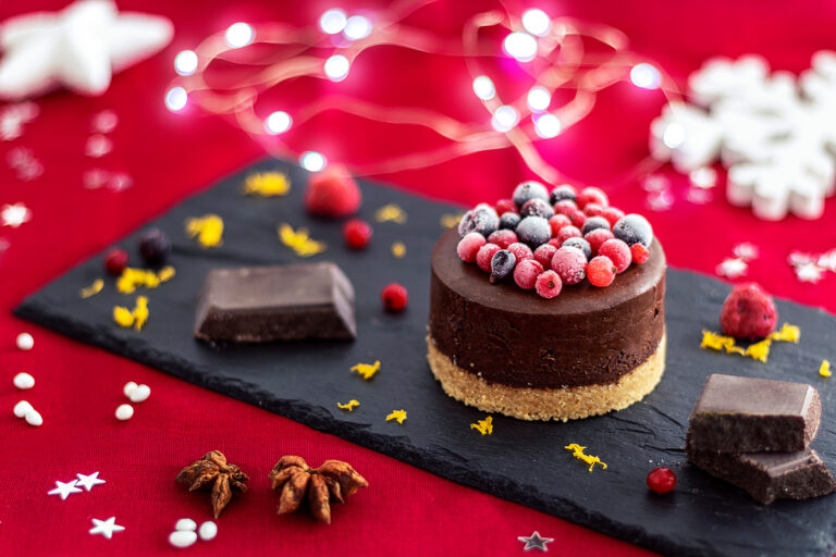 Orange chocolate mousse